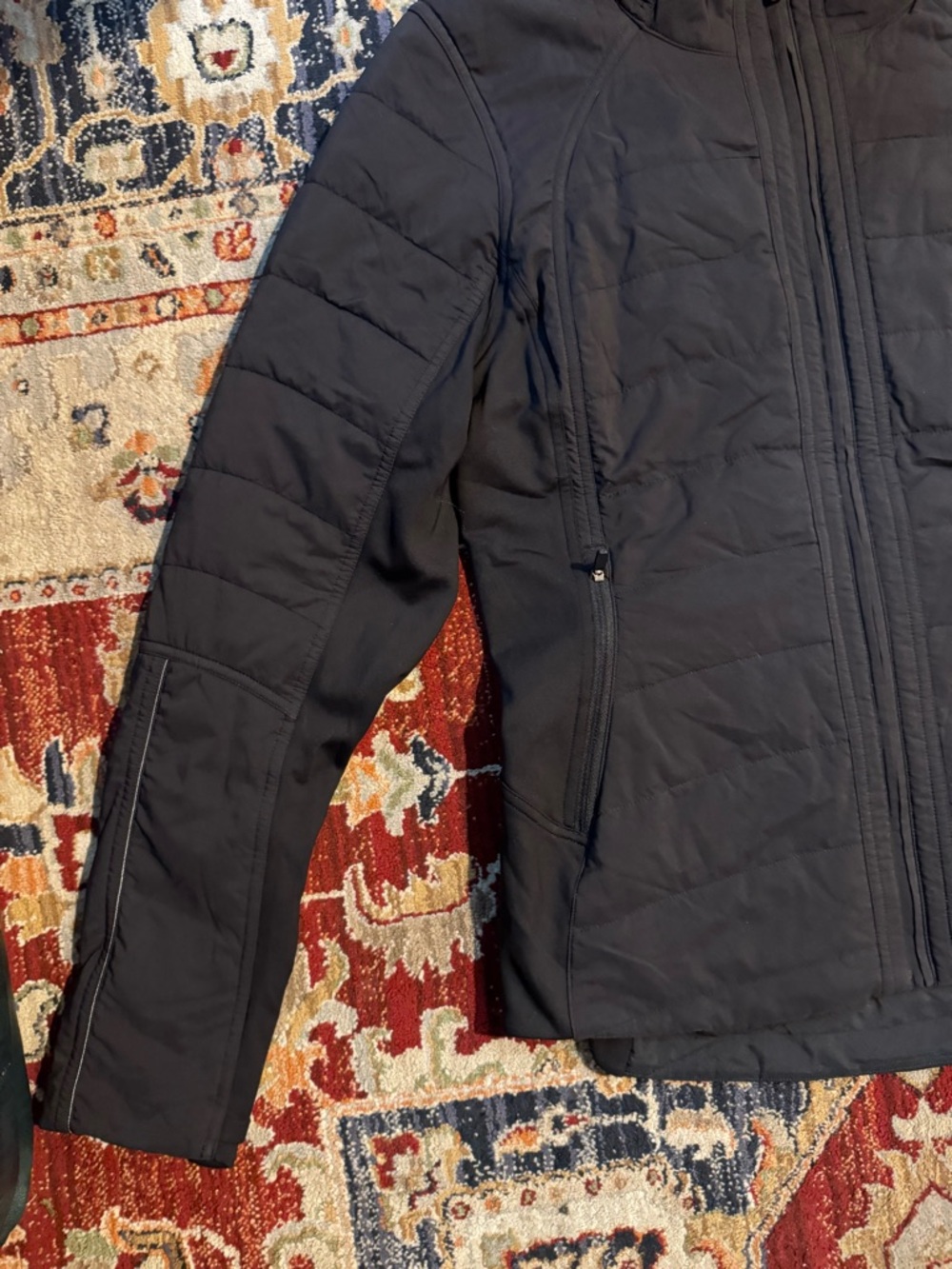 Lululemon Zip Up Jacket Black Womens Size 10 (US Medium) - Picture 4 of 8